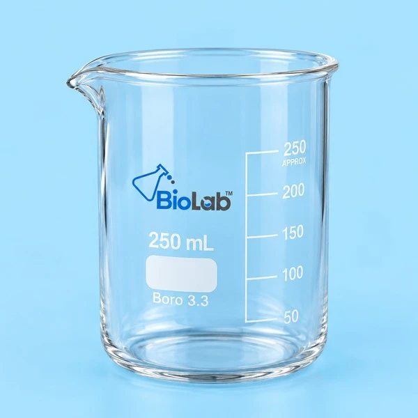 Borosilicate Glass Beaker – 250 mL by BioLab Scientific Pvt Ltd